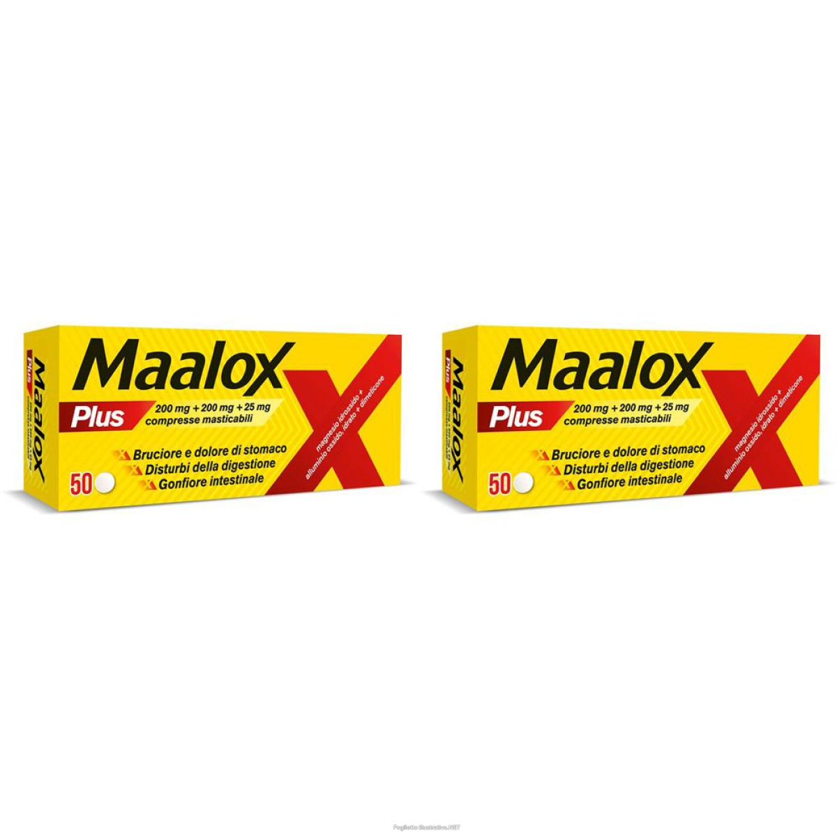 Cerca Offerte di maalox plus azione rapida contro bruciore e acidità di stomaco, 50 cpr e acquista online
