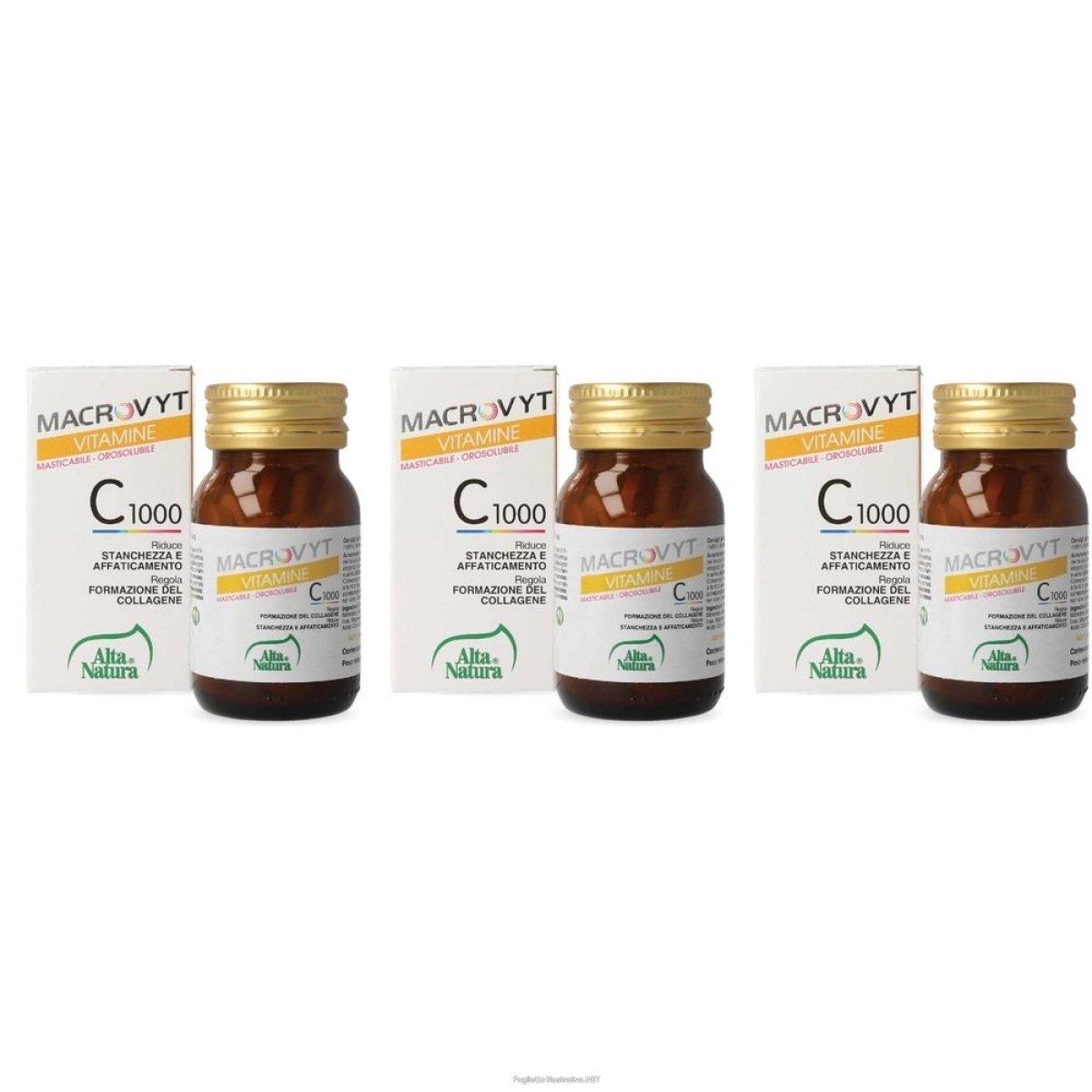 Cerca Offerte di macrovyt c1000 set da 3 3x96 g compresse e acquista online