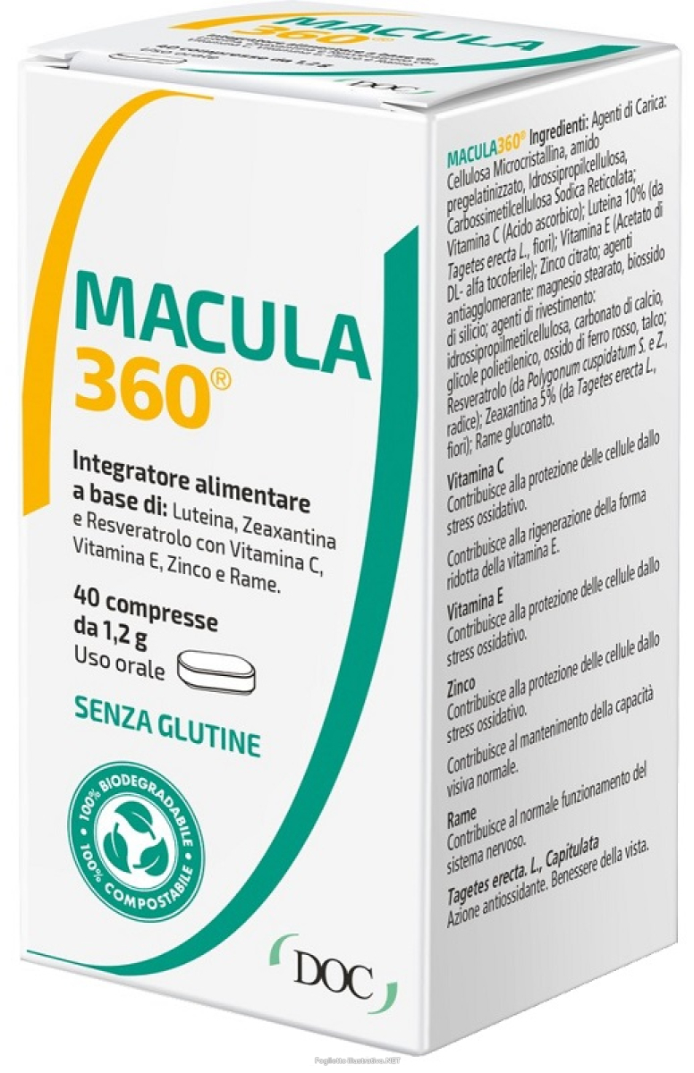 Cerca Offerte di macula 360 40 compresse e acquista online