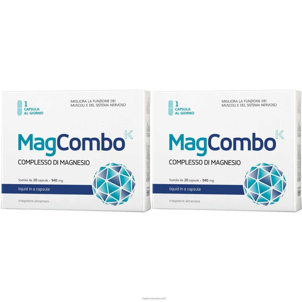 Cerca Offerte di magcombo complesso di magnesio capsule set da 2 2x1 pz e acquista online