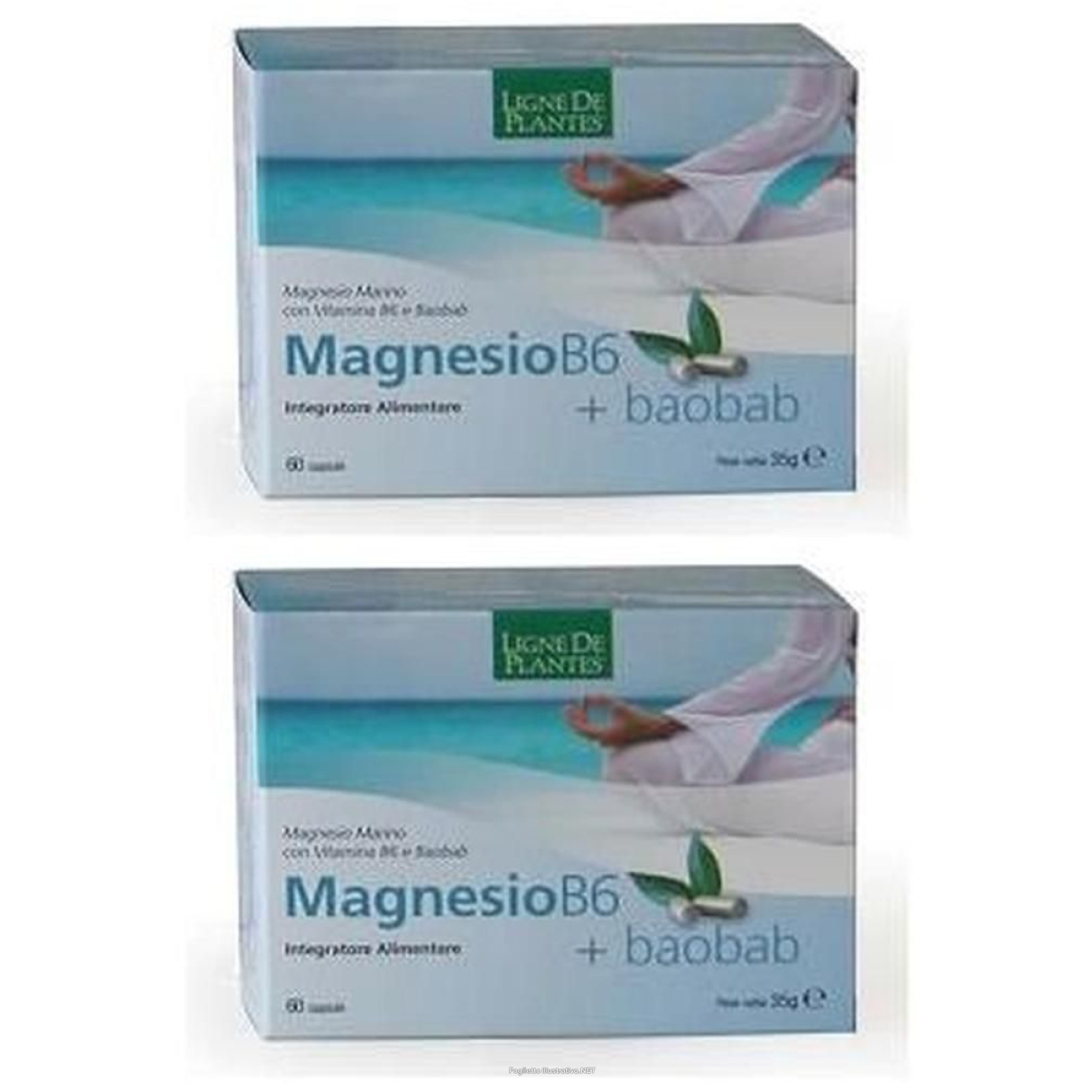 Cerca Offerte di magnesio b6 + baobab 60 capsule 2x60 pz e acquista online