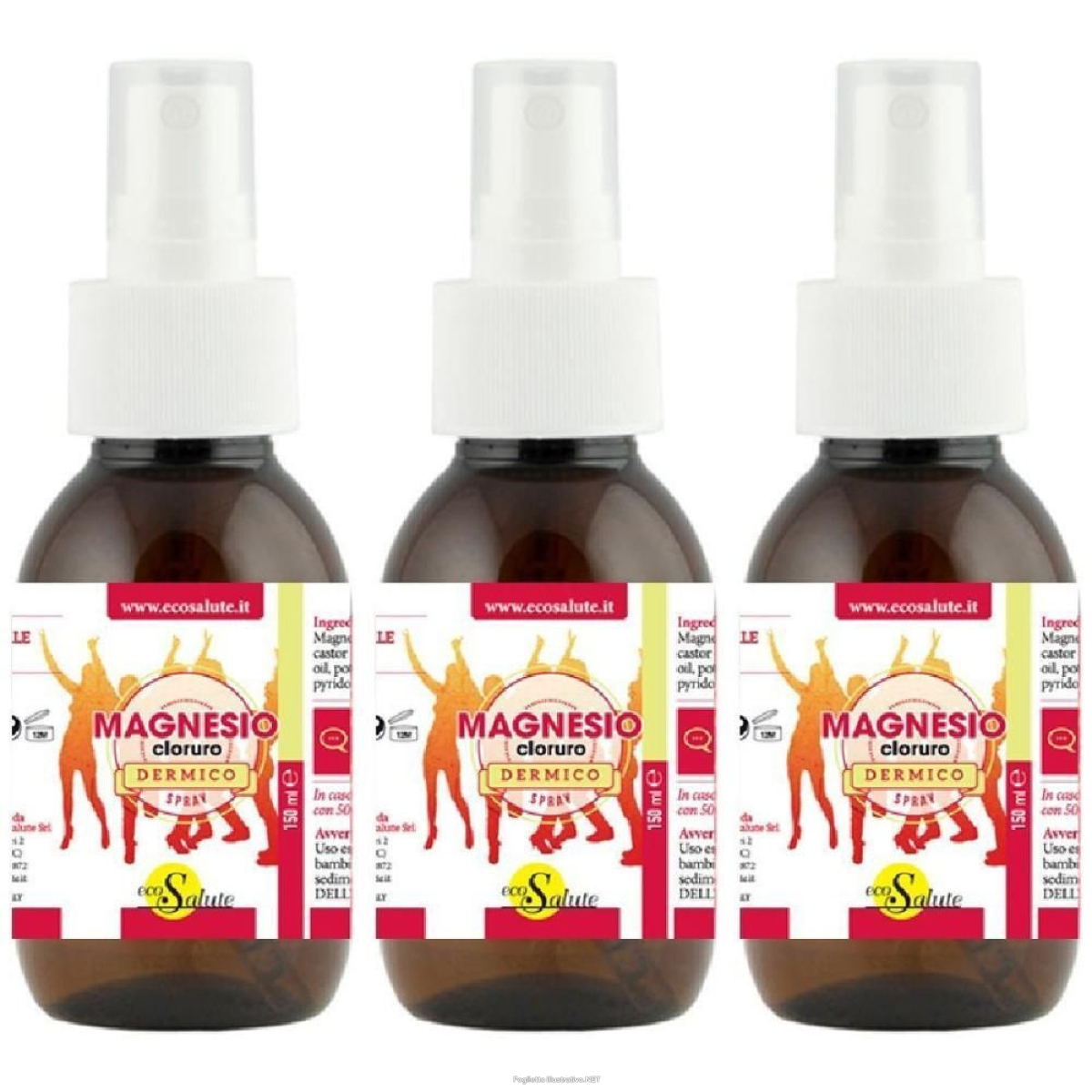 Cerca Offerte di magnesio cloruro dermico flacone 150 ml 3x150 ml spray e acquista online