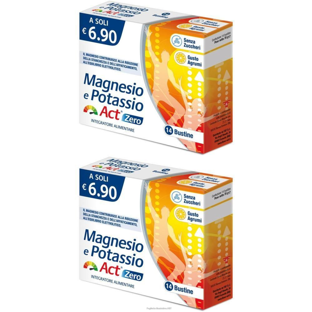 Cerca Offerte di magnesio e potassio act zero 14 bustine 2x70 g polvere per soluzione o e acquista online