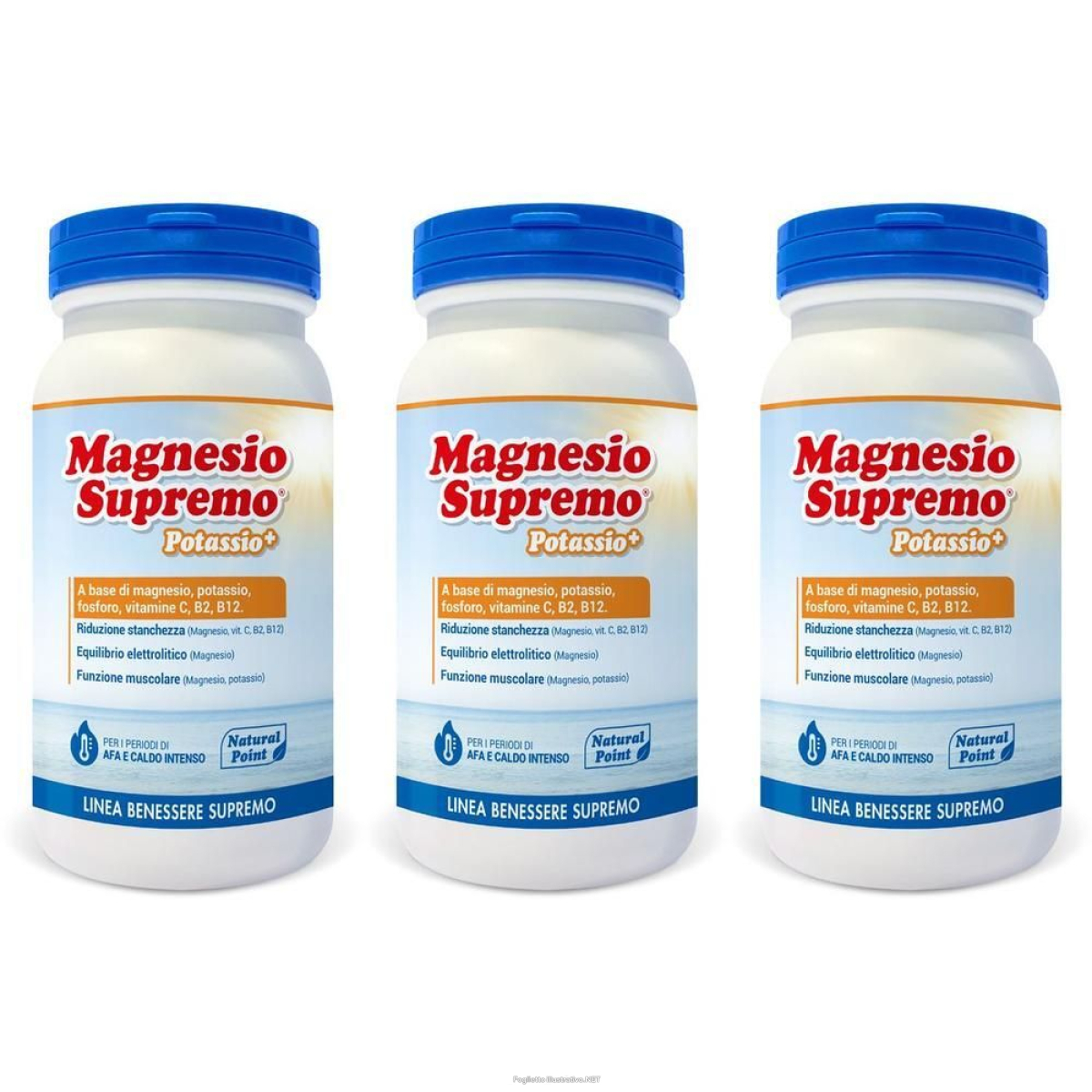 Cerca Offerte di magnesio supremo potassio+ polvere 3x150 g per soluzione orale e acquista online