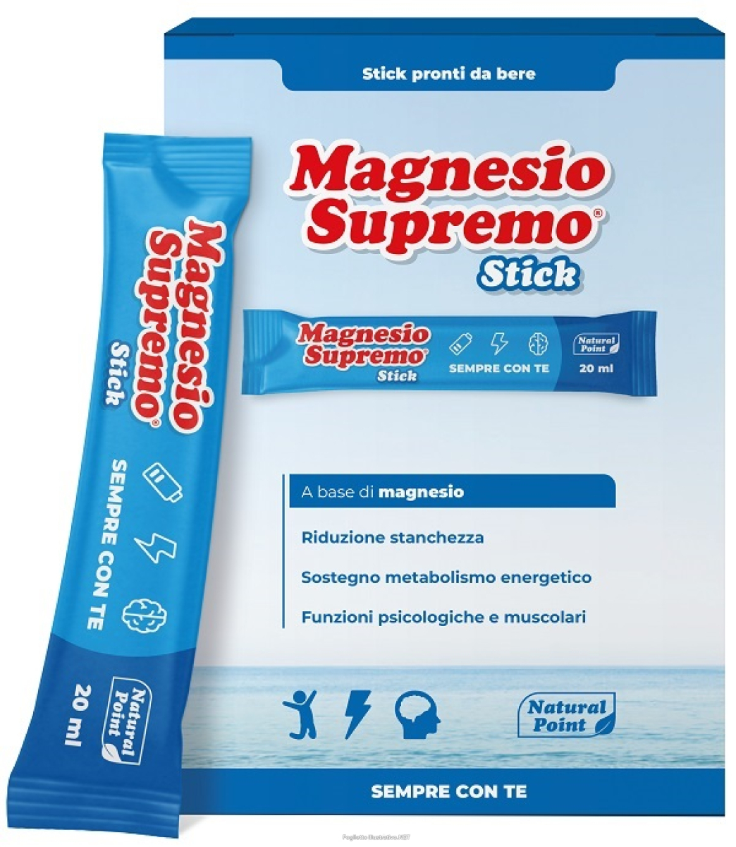 Cerca Offerte di magnesio supremo stick natural point 20 stick e acquista online