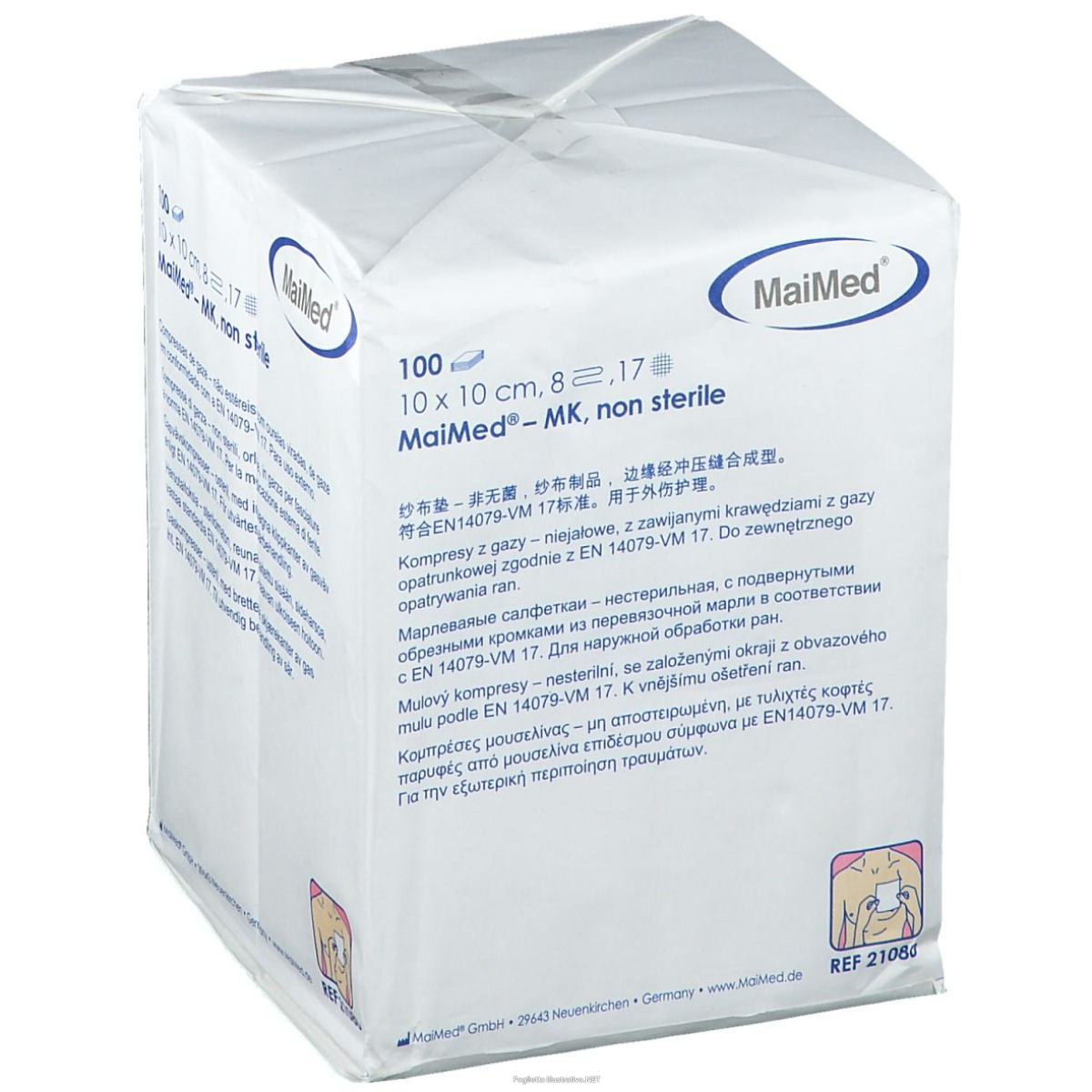 Cerca Offerte di maimed® mk 10x10 cm 16 volte 100 pz compresse e acquista online
