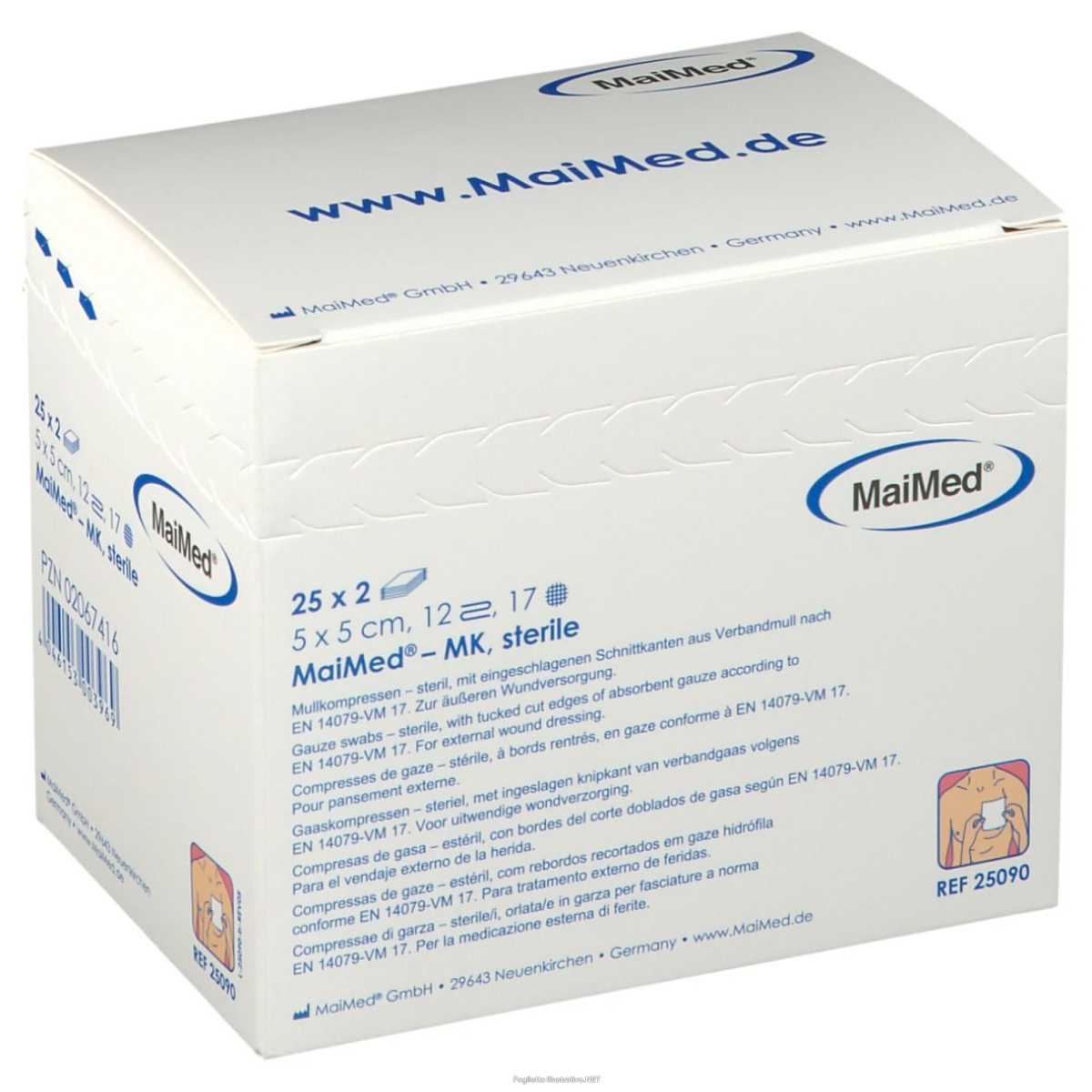 Cerca Offerte di maimed® mk sterile 10x20 cm 12 volte 25x2 pz compresse e acquista online