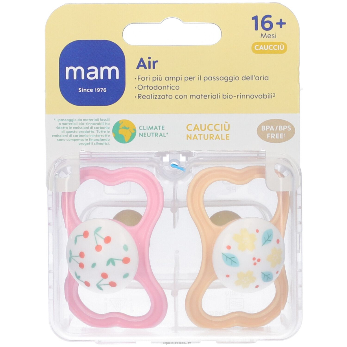 Cerca Offerte di mam air succhietto 16+ mesi caucciù bambina 2 pezzi 1 pz succhietti e acquista online