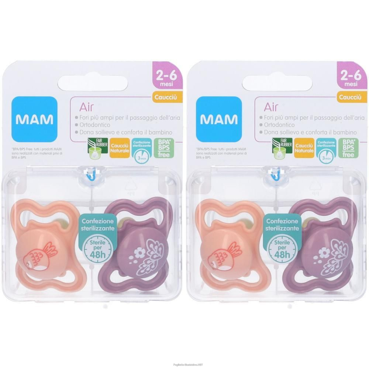 Cerca Offerte di mam air succhietto 2-6 mesi femmina 2x1 st e acquista online
