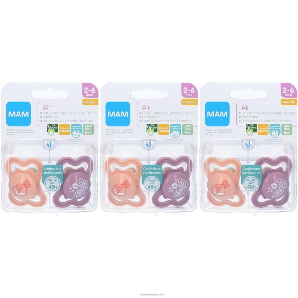 Cerca Offerte di mam air succhietto 2-6 mesi femmina 3x1 st e acquista online