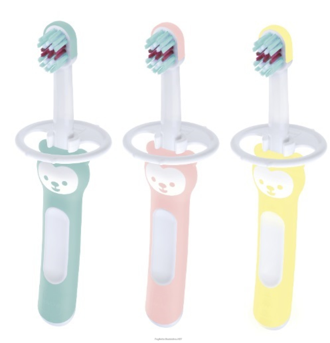 Cerca Offerte di mam baby's brush 6m+ spazzolino per bambini con setole morbide e anello di sicurezza e acquista online