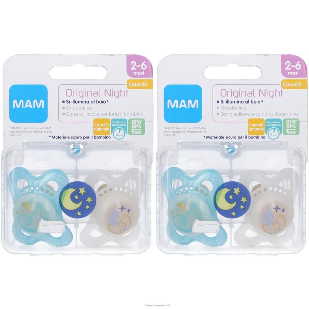 Cerca Offerte di mam original night succhietto 2-6 mesi caucciu 2 pezzi 2x1 st e acquista online