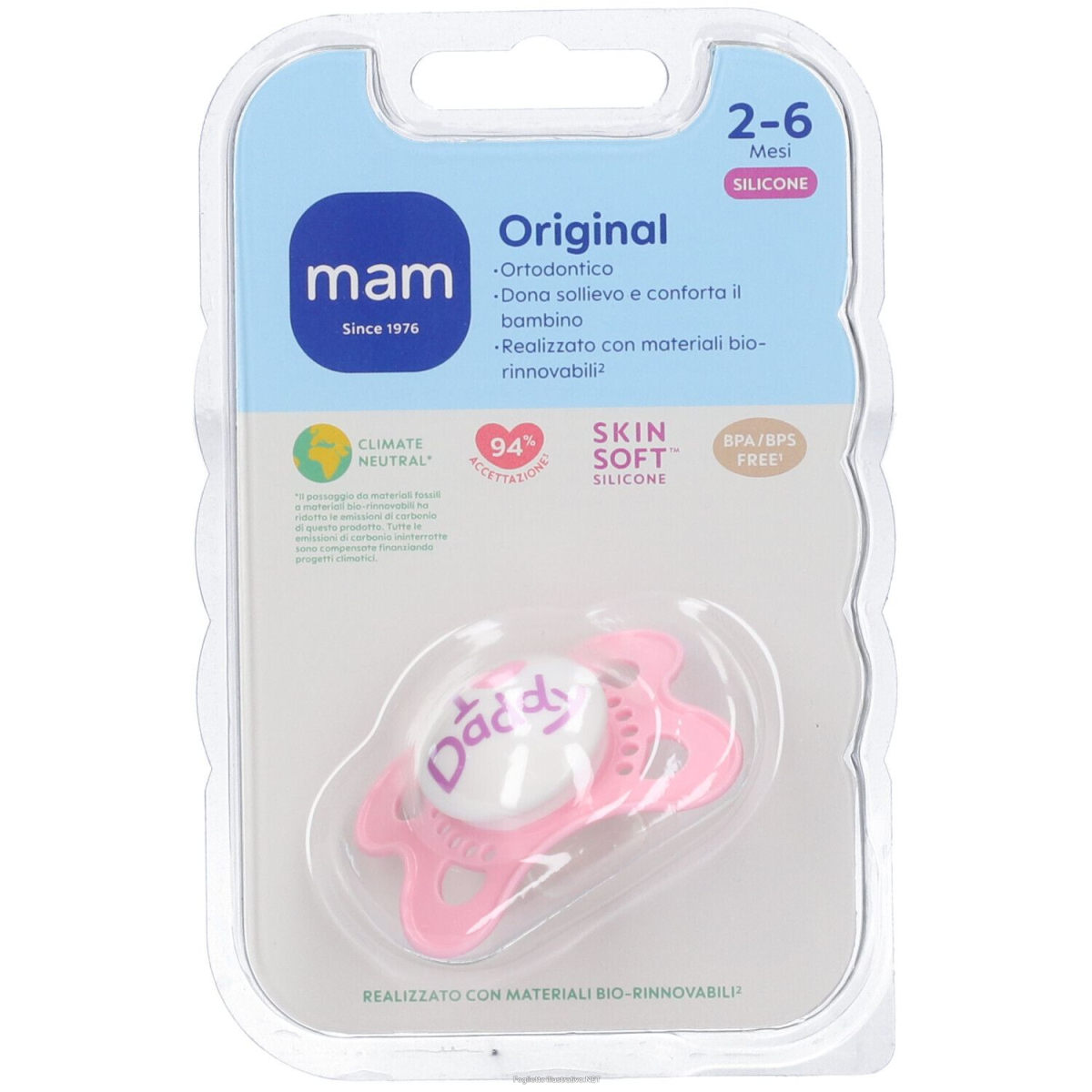 Cerca Offerte di mam original succhietto in silicone bambina 2-6 mesi 1 pz succhietti e acquista online