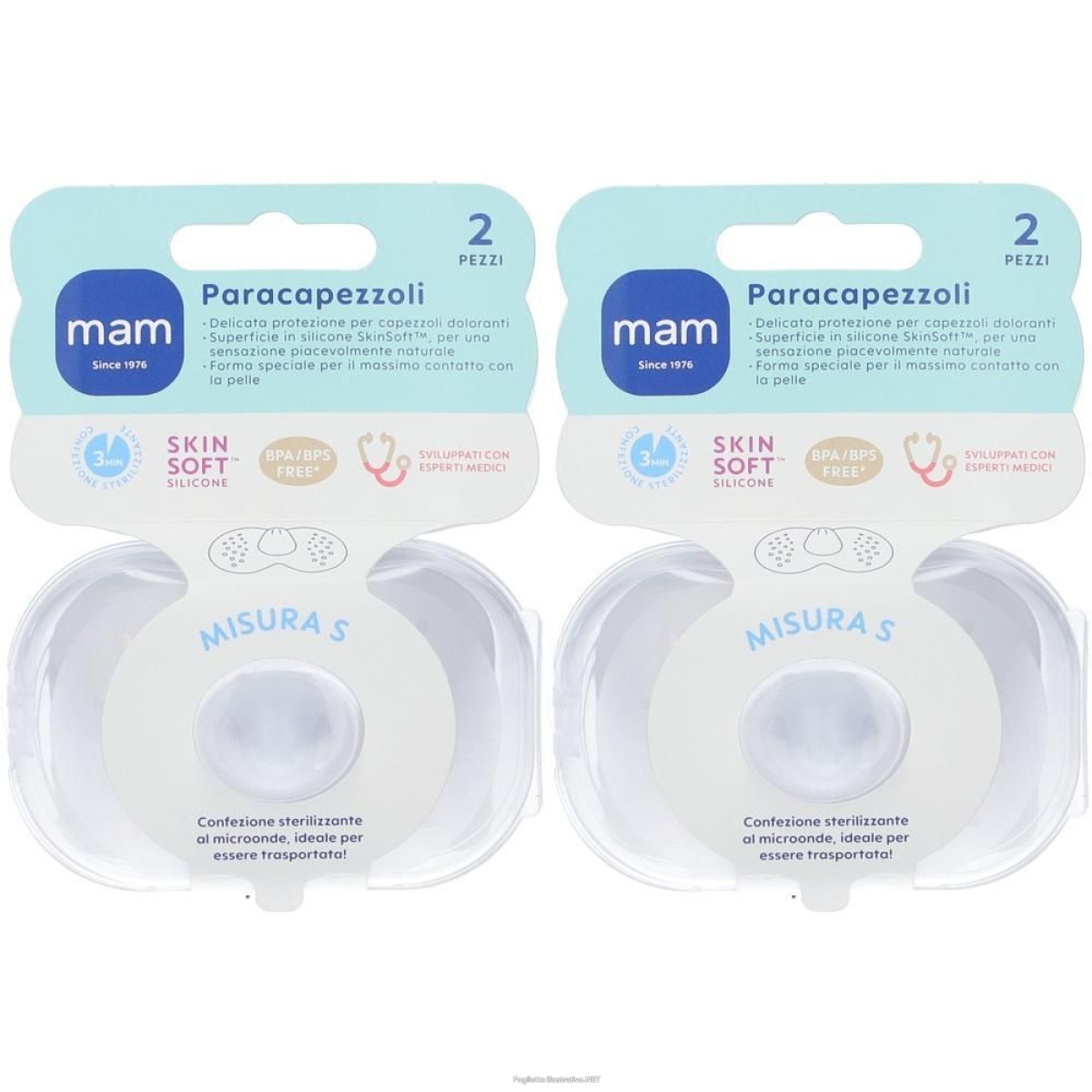 Cerca Offerte di mam paracapezzoli misura small 2x2 st e acquista online