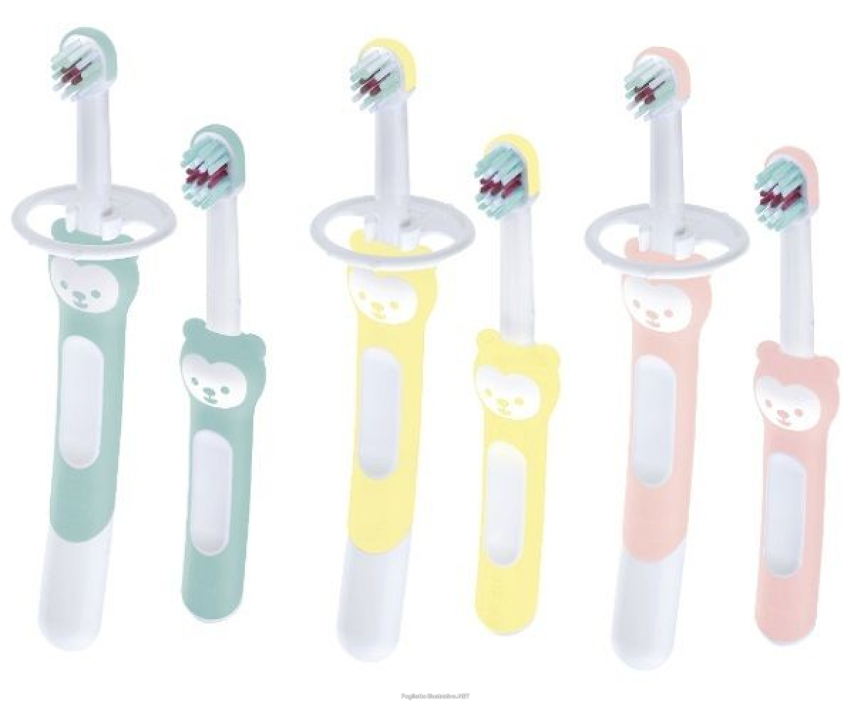 Cerca Offerte di mam spazz.learn to brush rosa x2 e acquista online