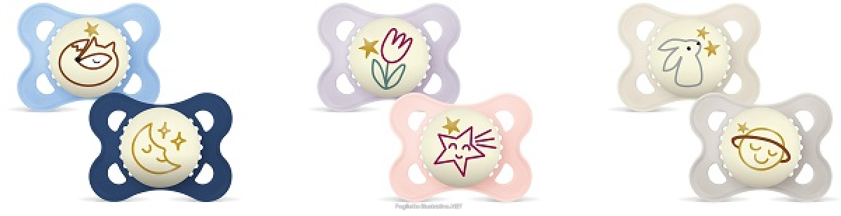Cerca Offerte di mam succhietto original night 2-6 mesi silicone 2 pezzi e acquista online