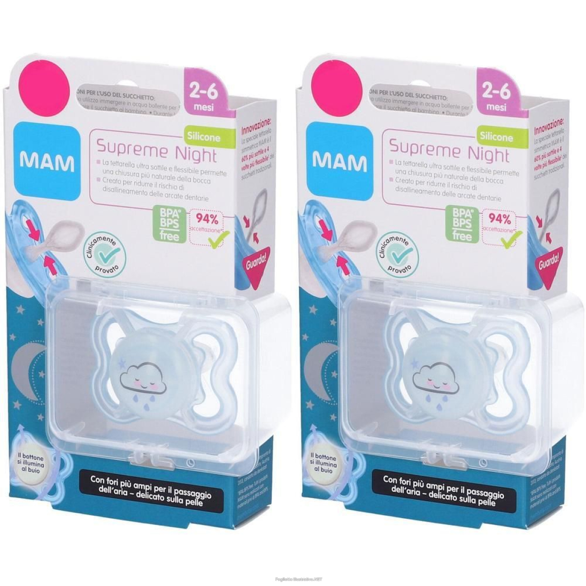 Cerca Offerte di mam supreme night succhietto 2-6 mesi 2x1 st e acquista online