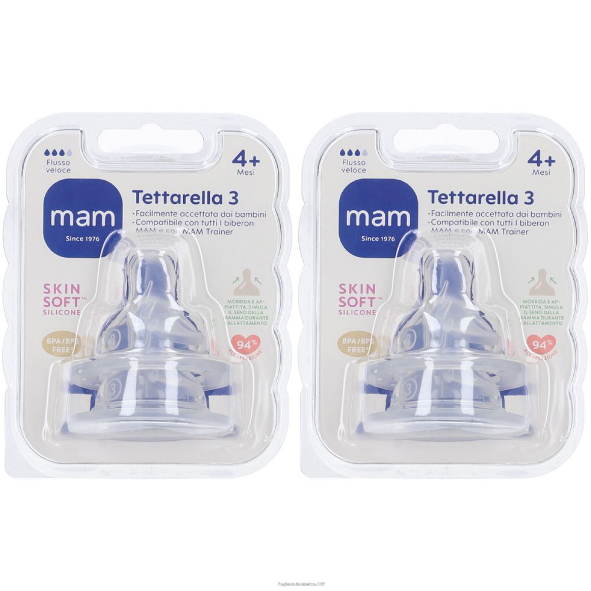 Cerca Offerte di mam tettarella 4+ mesi set da 2 2x2 pz e acquista online