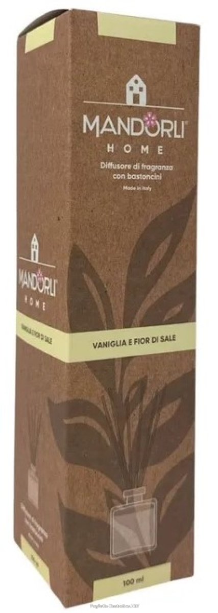 Cerca Offerte di mandorlì homme vaniglia e fior di sale diffusore di fragranza con bastoncini 100ml e acquista online