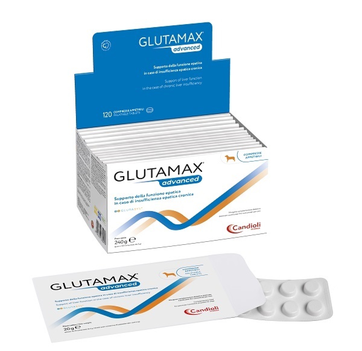 Cerca Offerte di Mangime glutamax advanced per cani, fegato, 120 compresse e acquista online
