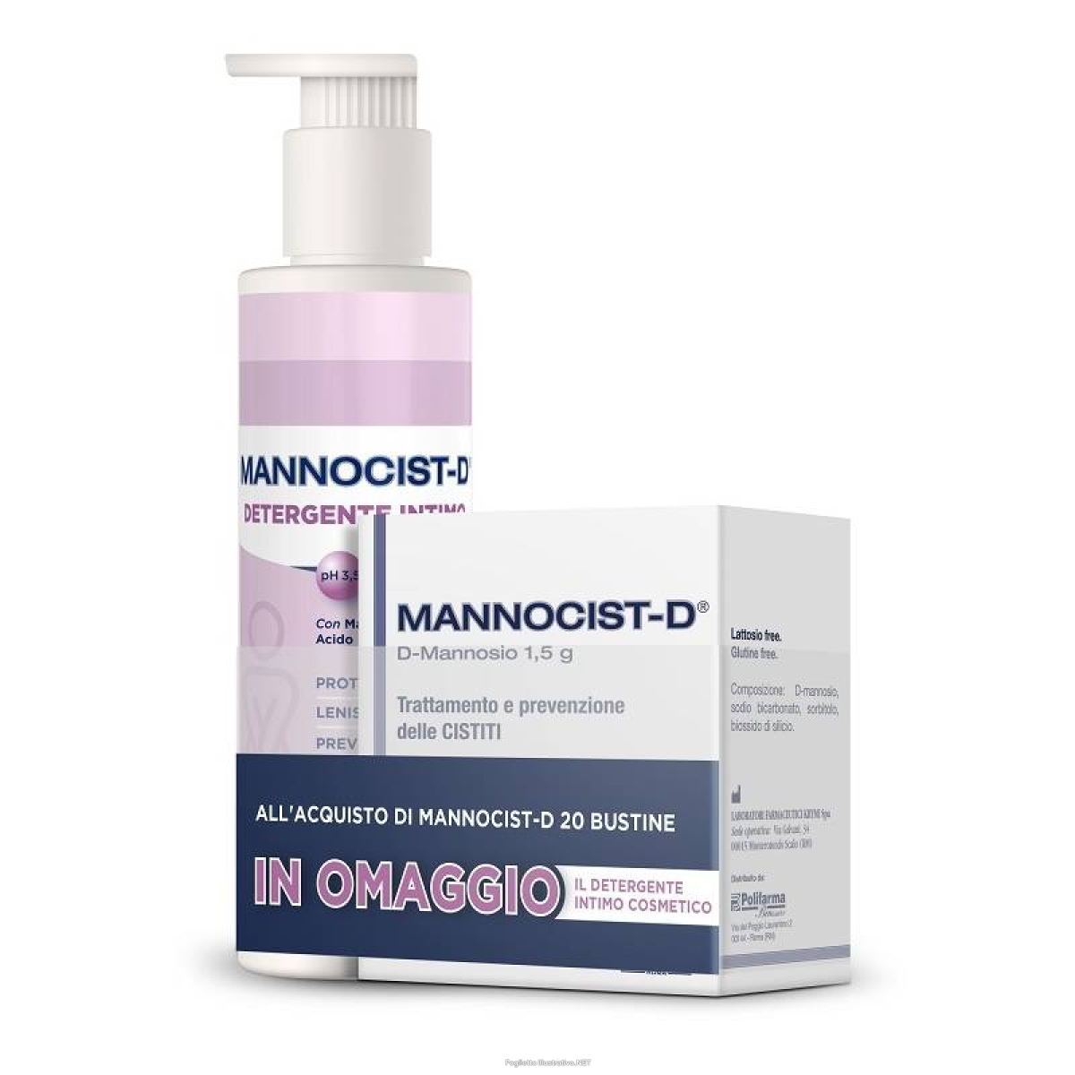 Cerca Offerte di Mannocist-D 20 Buste + Mannocist-D Detergente 300 ml Omaggio e acquista online