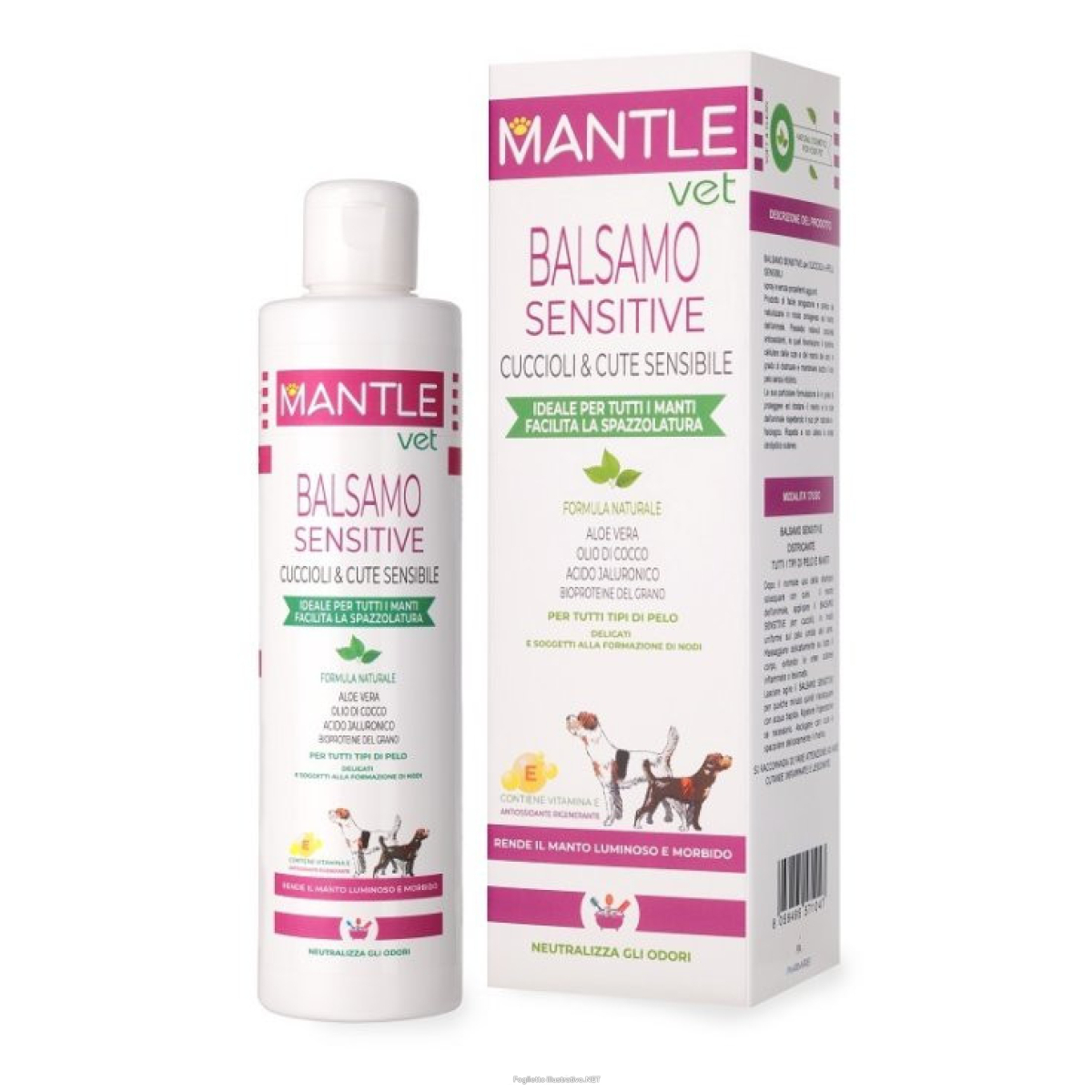 Cerca Offerte di mantle vet balsamo sensitive cuccioli & cute sensibile rende il manto luminoso e morbido 250 ml e acquista online