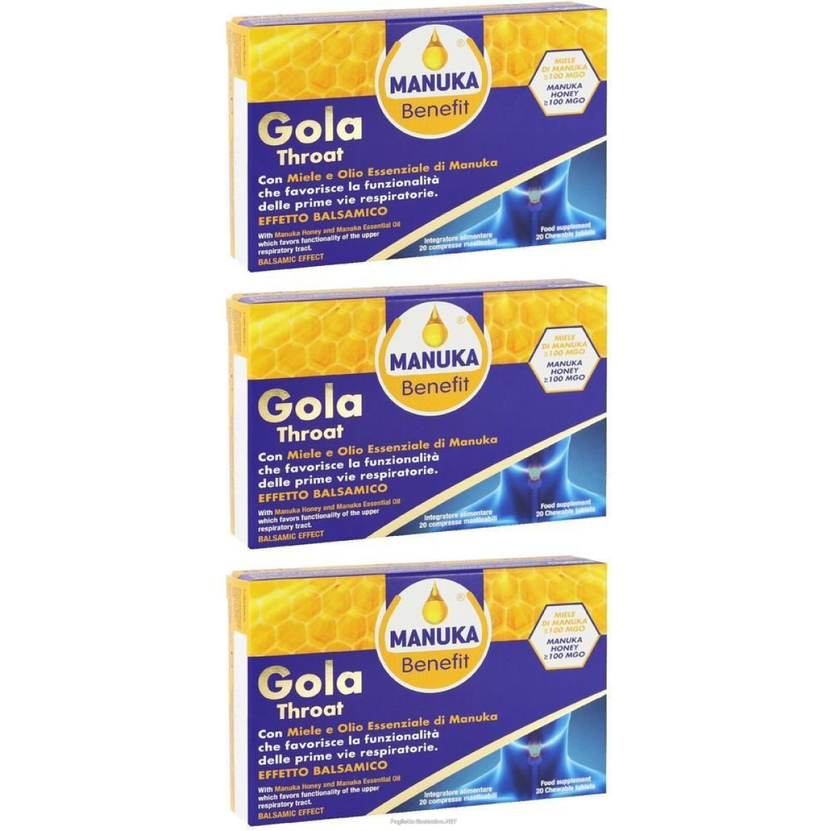 Cerca Offerte di manuka benefit gola voce 3x16 g compresse masticabili e acquista online