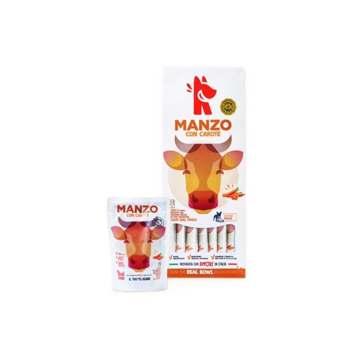 Cerca Offerte di Manzo con carote - alimento completo per cani di tutte le taglie 14 bustine da 400 gr e acquista online