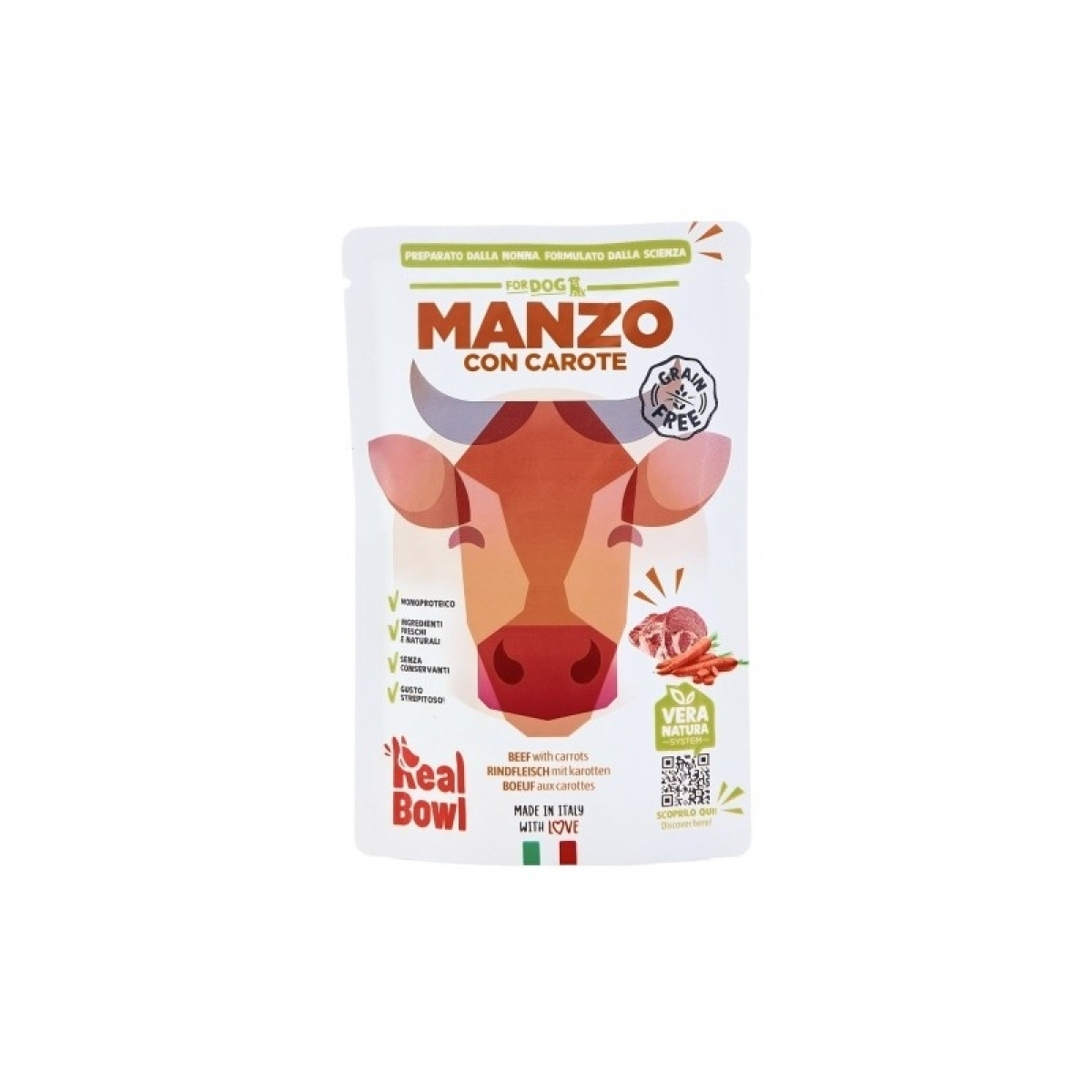 Cerca Offerte di Manzo con carote - alimento completo per cani di tutte le taglie 150 gr e acquista online