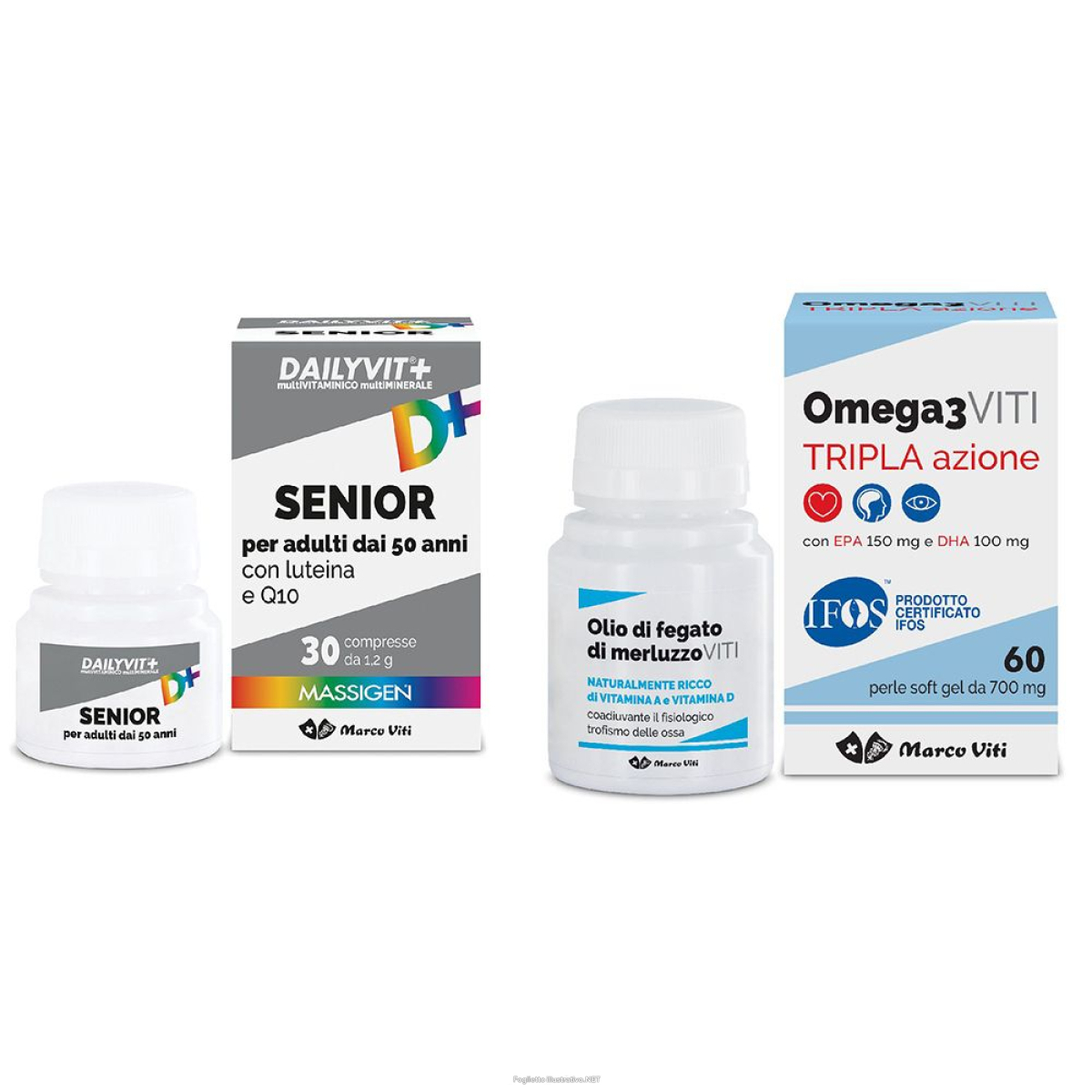 Cerca Offerte di marco viti omega 3 + dailyvit®+ senior - risparmia il 15% con e acquista online