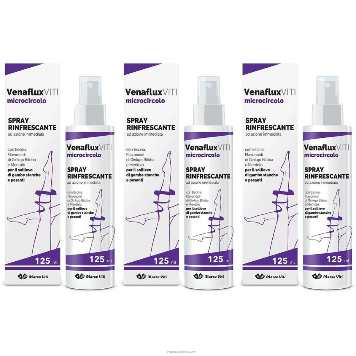 Cerca Offerte di marco viti venaflux spray 3x125 ml e acquista online