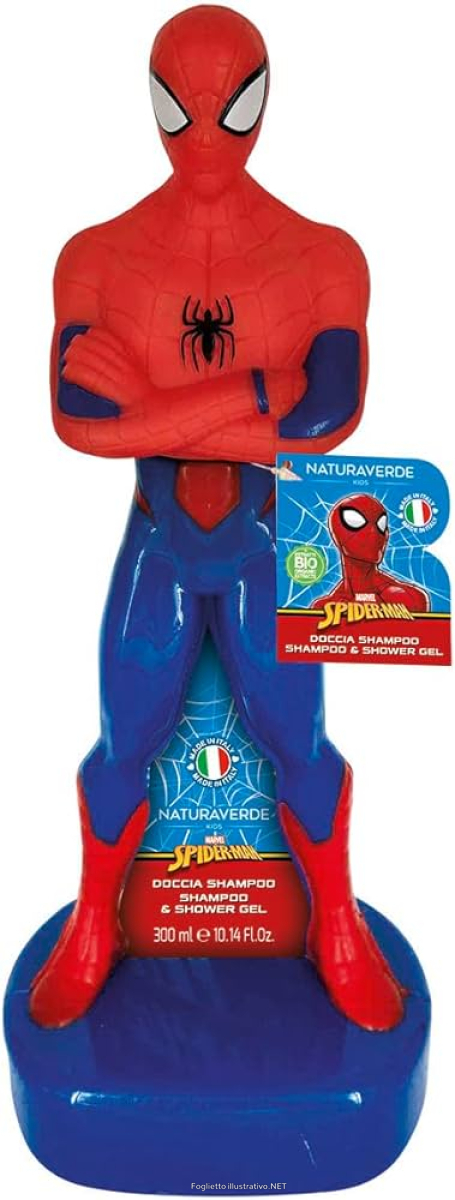 Cerca Offerte di marvel spider-man - docciashampoo bambini spiderman 3d, sapone per capelli e corpo, doccia shampoo con estratto di avena bio, 300ml e acquista online