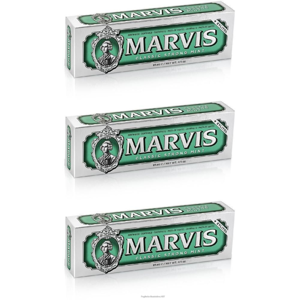Cerca Offerte di marvis dentifricio classic strong mint 3x85 ml e acquista online
