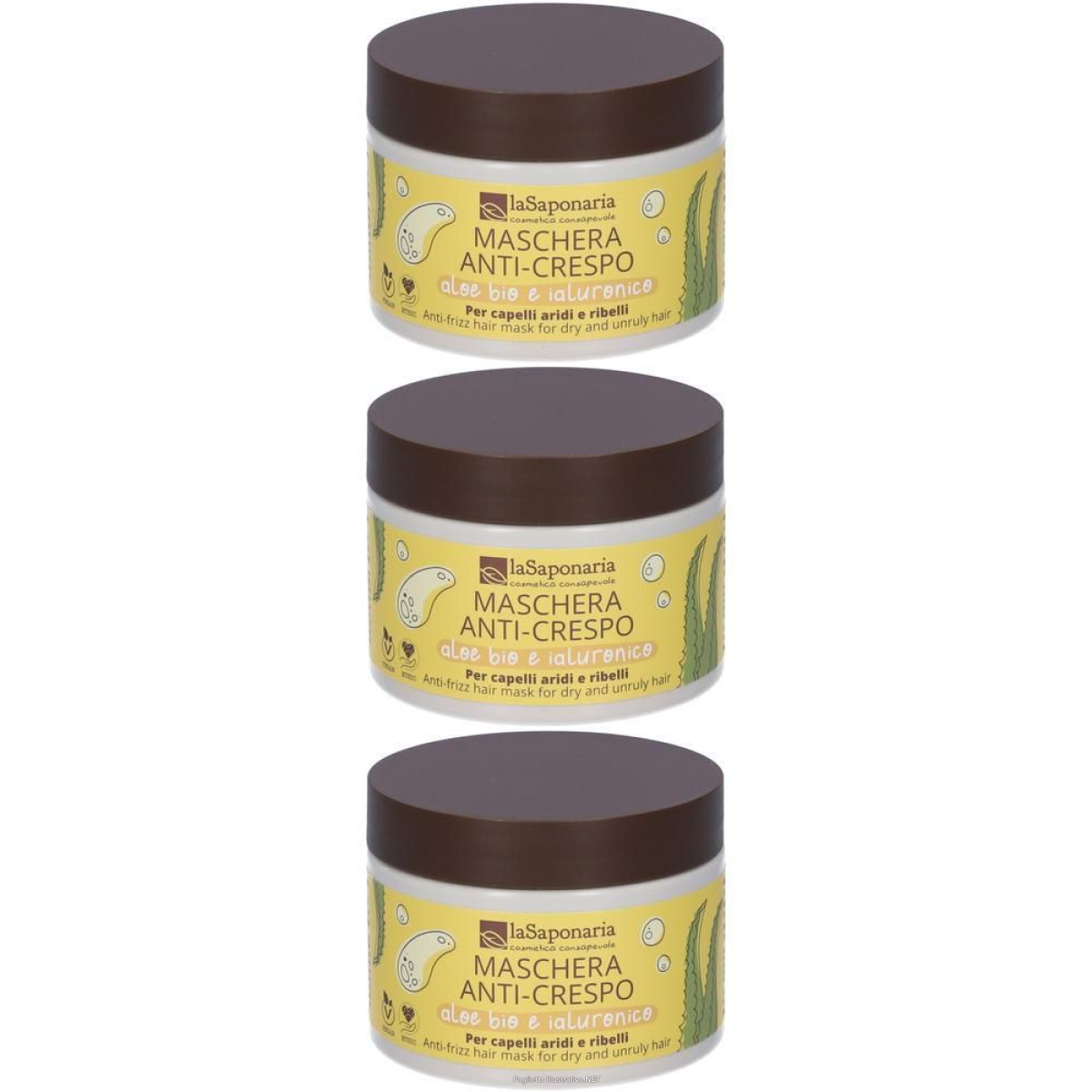 Cerca Offerte di maschera capelli anti-crespo 3x200 ml e acquista online