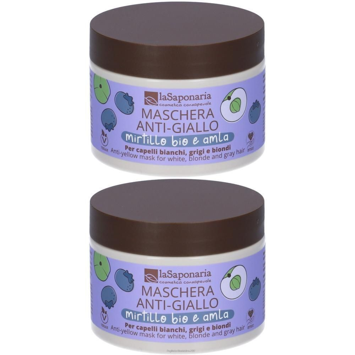 Cerca Offerte di maschera capelli anti-giallo 2x200 ml e acquista online