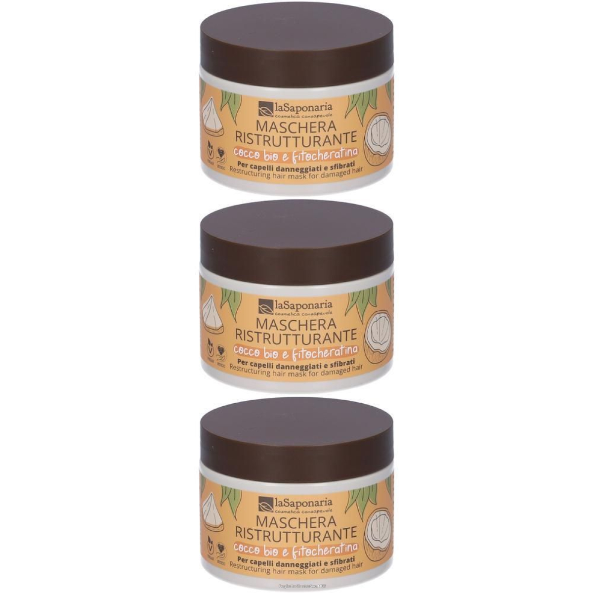 Cerca Offerte di maschera capelli ristrutturante 3x200 ml e acquista online