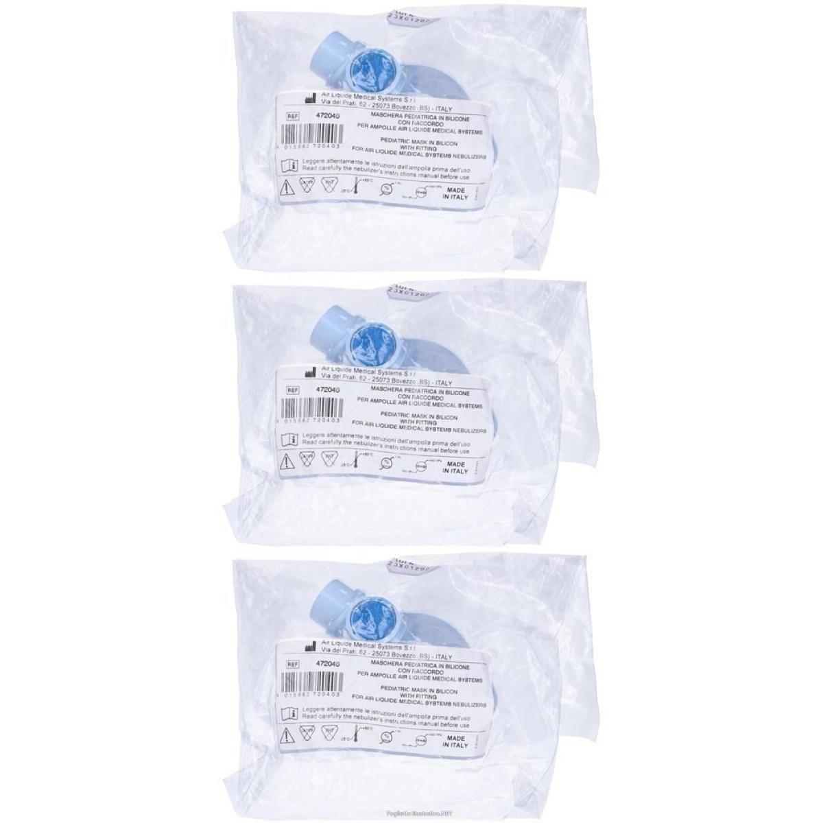 Cerca Offerte di maschera pediatrica nebula in silicone 3x1 st e acquista online