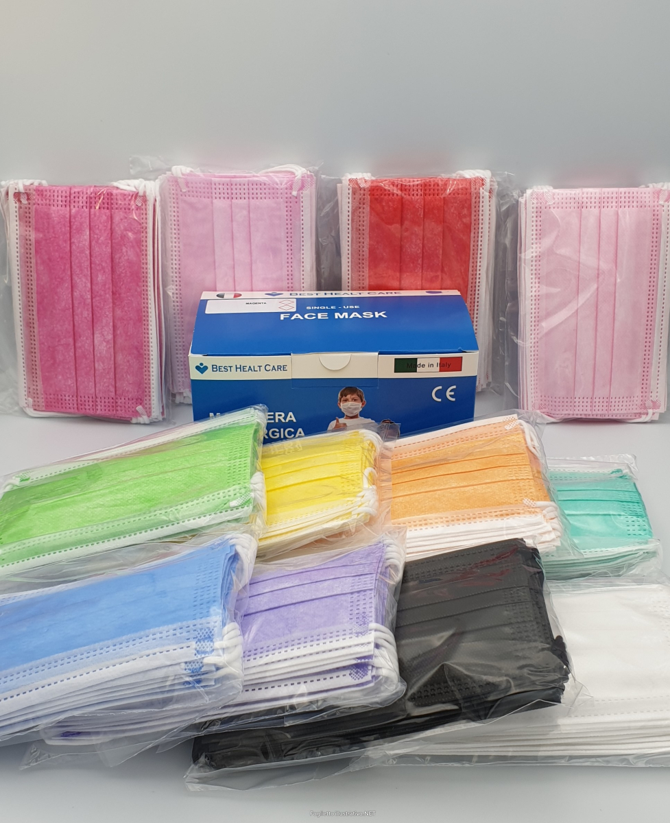 Cerca Offerte di mascherina chirurgica per bambini colorate in confezioni da 10 pezzi e acquista online