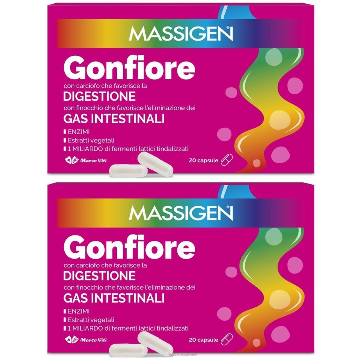 Cerca Offerte di massigen gonfiore capsule set da 2 g e acquista online