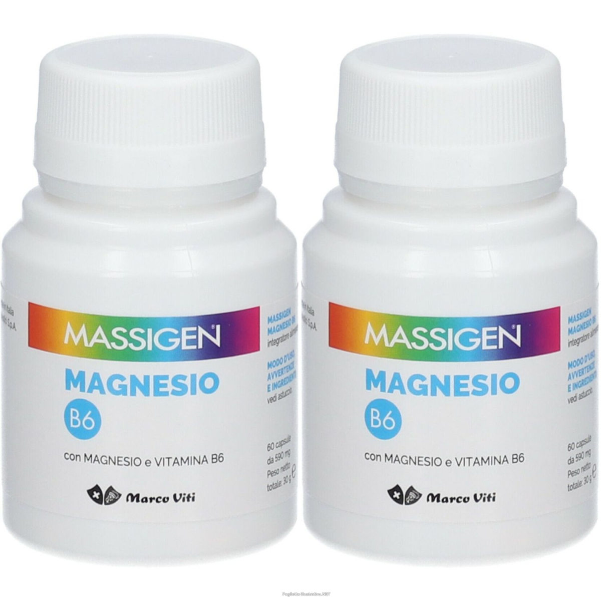 Cerca Offerte di massigen® magnesio b6 - risparmia il 15% con codice: viti15 2x60 pz e acquista online