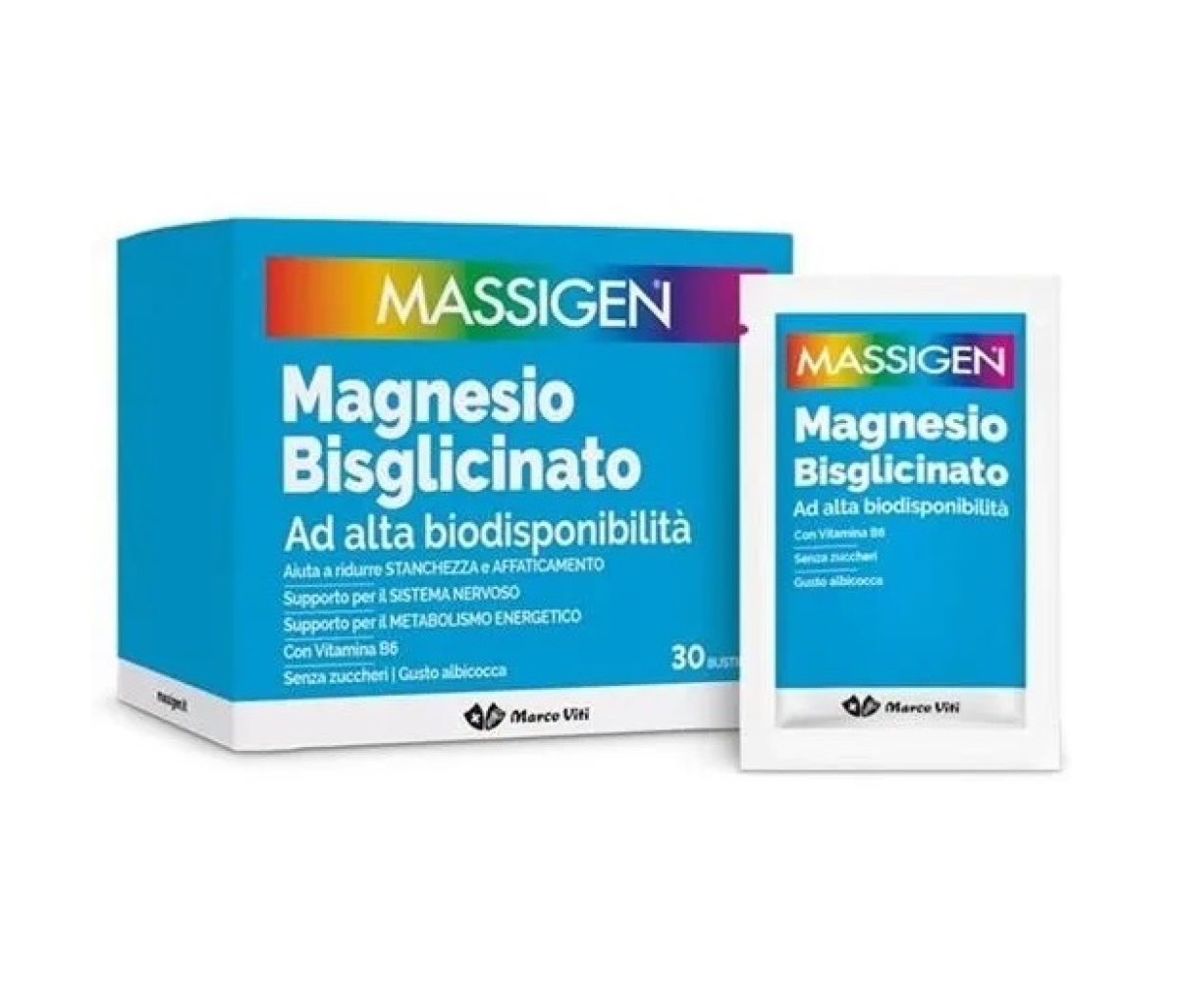 Cerca Offerte di Massigen magnesio bisglicinato ad alta biodisponibilita' 30 bustine 5 g gusto albicocca senza zuccheri, glutine e lattosio e acquista online