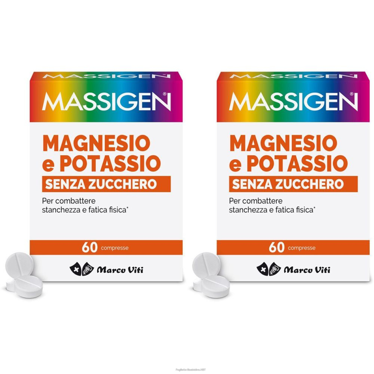 Cerca Offerte di massigen magnesio e potassio senza zucchero compresse set da 2 - rispa e acquista online
