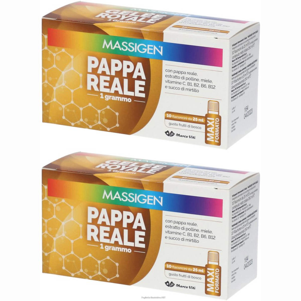 Cerca Offerte di massigen® pappa reale - risparmia il 15% con codice: viti15 2x10x25 e acquista online