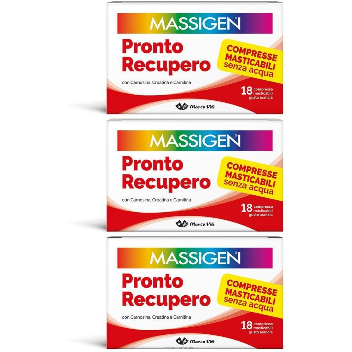 Cerca Offerte di massigen pronto recupero compresse masticabili 3x54 g e acquista online