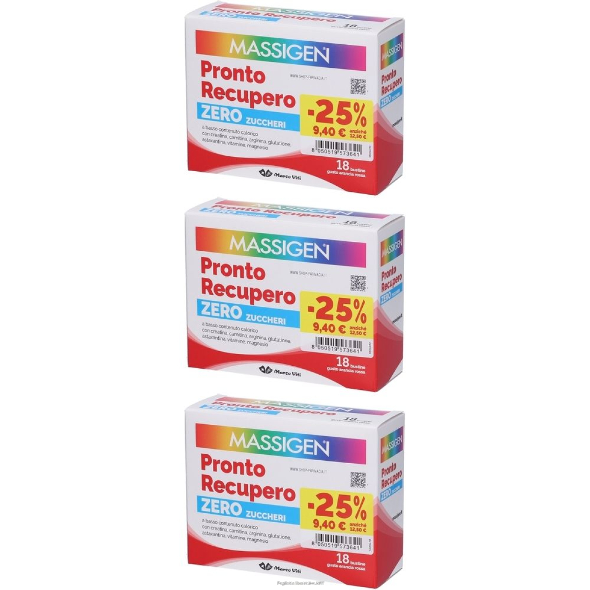 Cerca Offerte di massigen® pronto recupero zero zuccheri bustine promo set da 3 3x108 g e acquista online