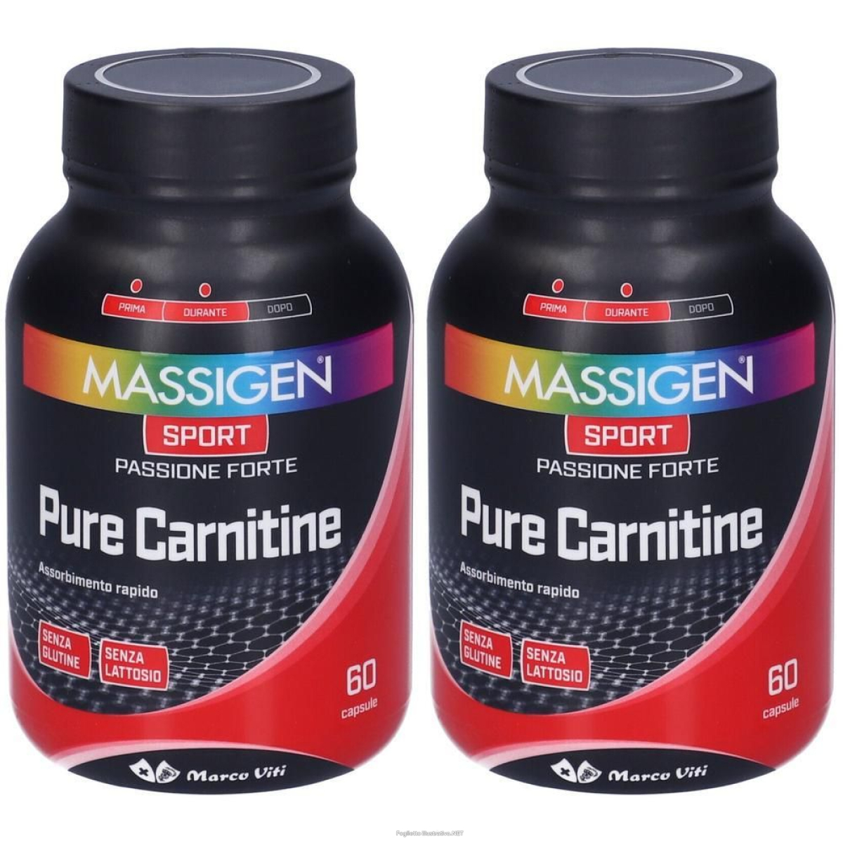 Cerca Offerte di massigen sport pure carnitine capsule 2x60 g e acquista online