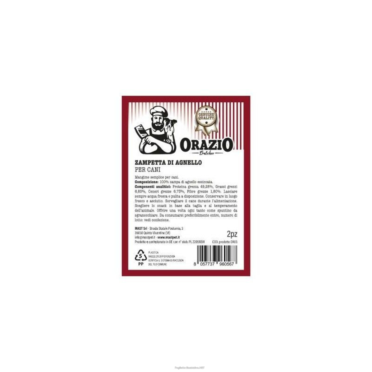 Cerca Offerte di mast orazio zampetta di agnello 2pz e acquista online