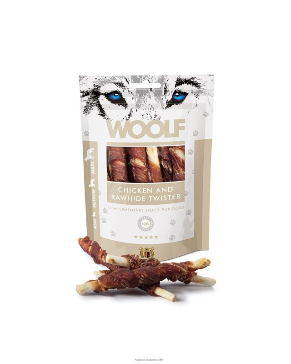 Cerca Offerte di mast woolf cane snack mini/medium/maxi rotolino pollo pelle grigliata 100gr e acquista online