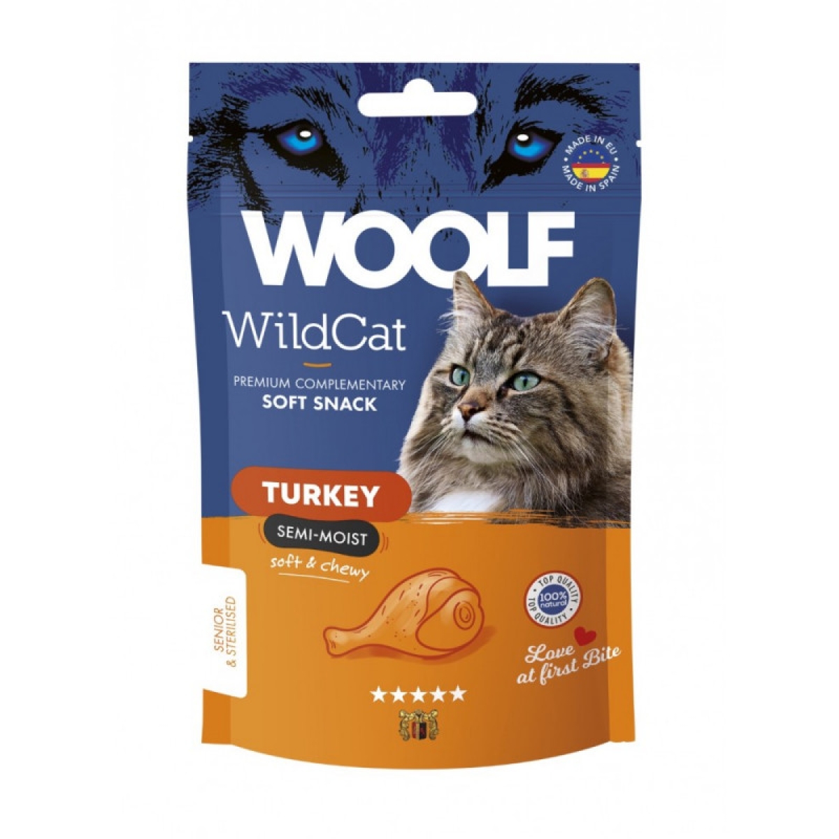 Cerca Offerte di Masticabili Woolf Wild Gatto Soft Snack Tacchino 50 g e acquista online