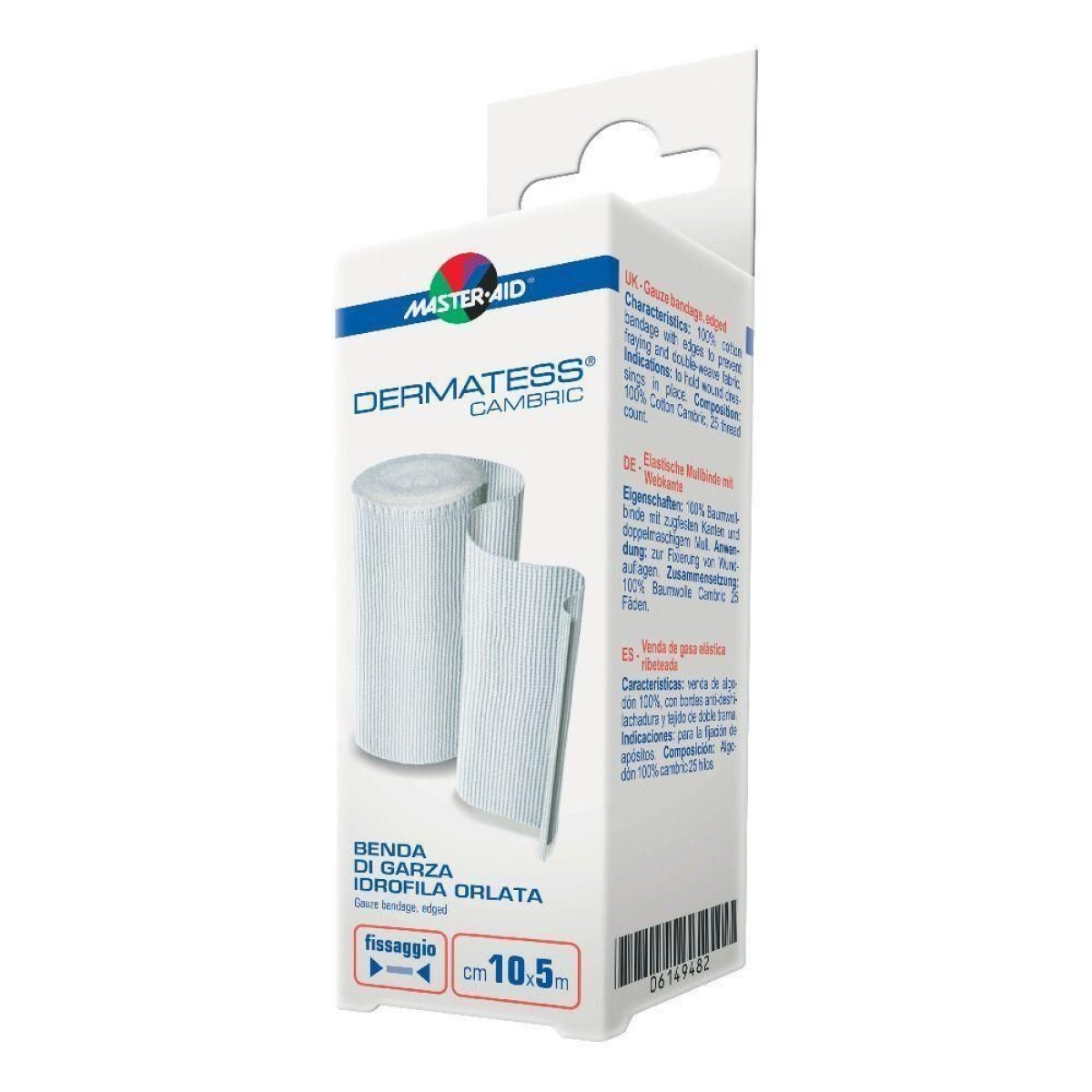 Cerca Offerte di Master-aid® cambric dermatess® 10 cm x 5 5x1 pz benda in garza e acquista online